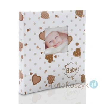Album Dziecięcy Baby's Lovely Hearts B (tradycyjny 60 białych stron)