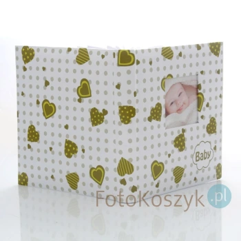 Album Dziecięcy Baby's Lovely Hearts Z (tradycyjny 60 białych stron)