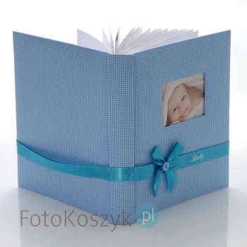 Album Baby 919 niebieski XL (tradycyjny 60 białych stron)