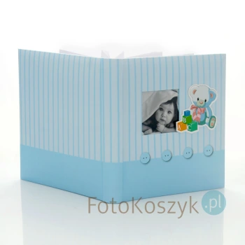 Album wklejany Baby's Memories niebieski (tradycyjny 60 białych stron)