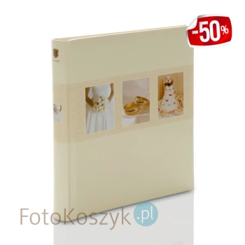 Album ślubny Henzo Fiesta Krem (tradycyjny 60 białych stron)