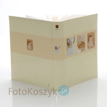 Album ślubny Henzo Fiesta Krem (tradycyjny 60 białych stron)