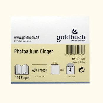 Album Goldbuch Ginger Czerwony (tradycyjny 100 białych stron)