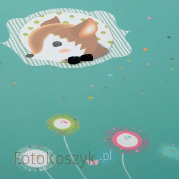 Album dziecięcy Panodia Foxy Blue (tradycyjny 60 kremowych stron)