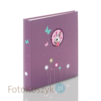 Album dziecięcy Panodia Foxy Purple (tradycyjny 60 kremowych stron)