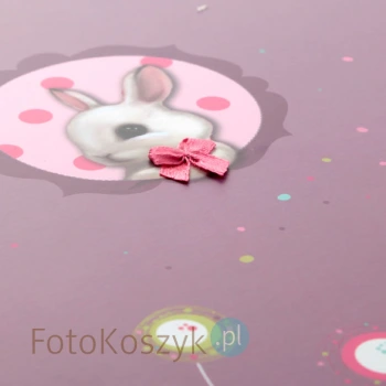 Album dziecięcy Panodia Foxy Purple (tradycyjny 60 kremowych stron)