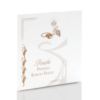 Mini-Album Komunijny - zestaw: 2 zdjęcia 15x21 + zakładka na CD