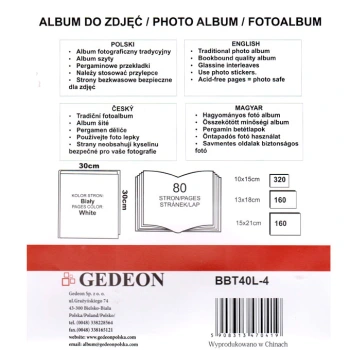 Album Motyw I XL (tradycyjny 80 kremowych stron)