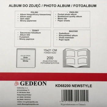 Album New Style Złoty (200 zdjęć 15x21)