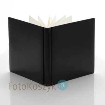 Album Introligatorski ER Hand czarny błysk S (tradycyjny, 20 kremowych stron)