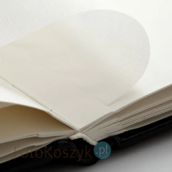 Album Introligatorski ER Hand czarny błysk S (tradycyjny, 20 kremowych stron)