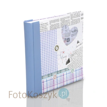 Album Happy News niebieski (tradycyjny 100 białych stron)
