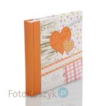 Album Happy News pomarańczowy (tradycyjny 100 białych stron)