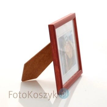 Ramka drewniana mahoń (na zdjęcie 10x15 cm)