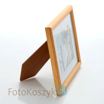 Ramka drewniana złota (na zdjęcie 13x18 cm)