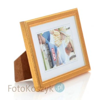 Ramka drewniana złota (na zdjęcie 10x15cm)