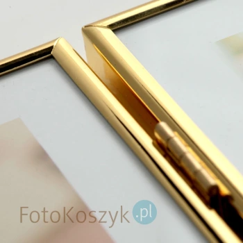 Ramka galeria metalowa 66 (galeria na 2  zdjęcia 13x18)