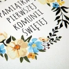 Album Leporello TS 15x21 komunijny wianek (5 białych kart)