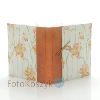 Mały album na zdjęcia wklejane Jardim Orange Zep (40 białych stron)