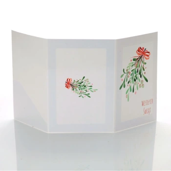 Mini-Album TS jemioła na trzy zdjęcia 15x21