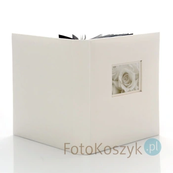 Album ślubny Gedeon Love White XL (tradycyjny 60 czarnych stron)