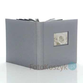 Album wklejany ślubny Gedeon Love silver XL (tradycyjny 100 czarnych stron)