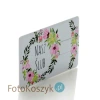 Pendrive karta kredytowa Nasz Ślub kwiaty ( pojemność 16 / 32 GB)