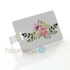 Pendrive karta kredytowa Nasz Ślub kwiaty ( pojemność 16 / 32 GB)