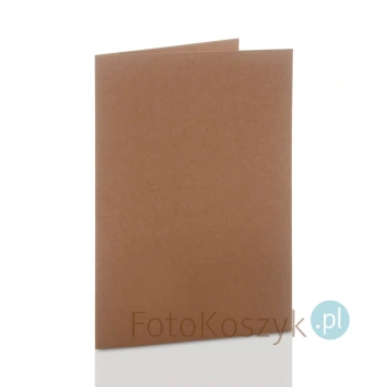 Mini-album kraft TS na dwa zdjęcia 15x23