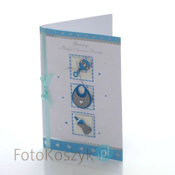 Życzenia Dla Dziecka w Pudełeczku (niebieskie)