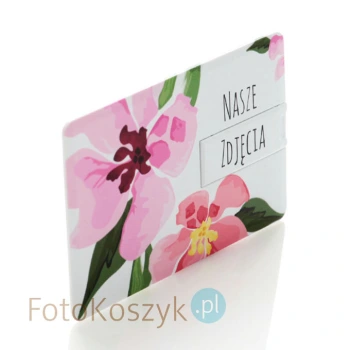Pendrive karta kredytowa Nasze zdjęcia kwiaty (do wyboru pojemność 2-32 GB)