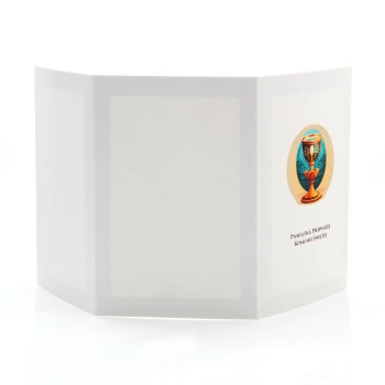 Mini-Album komunijny nowy kielich TS na trzy zdjęcia 15x21