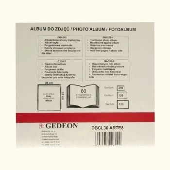 Album Gedeon Art-27 XL (tradycyjny 60 białych stron)