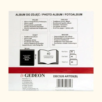 Album Gedeon Art-8 (tradycyjny 40 czarnych stron)