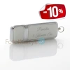 Pendrive Pamiątka I Komunii Św. MG-USB 2.0 biała skóra (4GB)