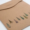 Koperta kraft świąteczny las na zdjęcia 15x21 i 15x23