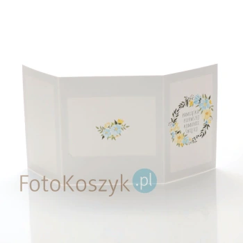 Mini-Album Komunijny TS wianek - zestaw: 3 zdjęcia 15x21