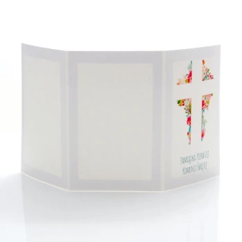 Mini-Album Komunijny TS krzyż na  trzy zdjęcia 13x18
