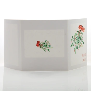 Mini-Album TS jemioła zestaw: 2 zdjęcia 15x21 plus zakładka