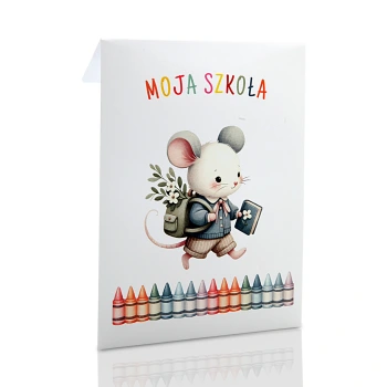 Koperta TS Moja Szkoła Myszka na zdjęcia 15x21 lub 15x23