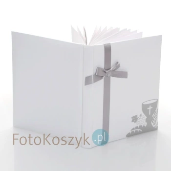 Album Komunijny Srebrny (tradycyjny 40 białych stron)