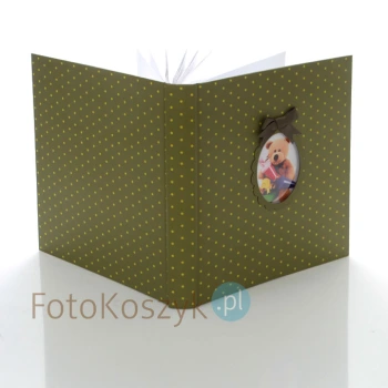 Album dziecięcy KPH zielony XL (tradycyjny 60 białych stron)