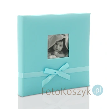 Album Dziecięcy Blupik niebieski box (tradycyjny 40 kremowych stron)