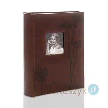 Album wsuwany na 300 zdjęć 10x15 - RC kwiaty ciemny