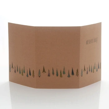 Mini-Album TS Świąteczny Las na 2 zdjęcia 15x23 plus zakładka