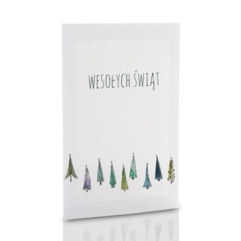 Mini-Album biały TS Świąteczny Las na dwa zdjęcia 15x23