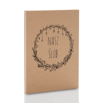 Album TS Leporello 10x15 Nasz Ślub kraft (5 kolorowych kart)