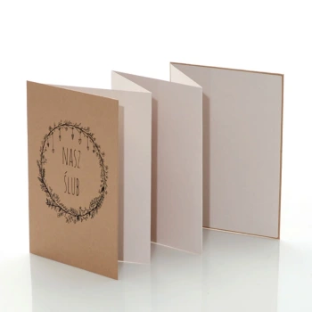 Album TS Leporello 10x15 Nasz Ślub kraft (5 kolorowych kart)