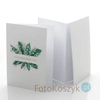 Album TS 15x23 komunijny konwalia (5 białych kart)