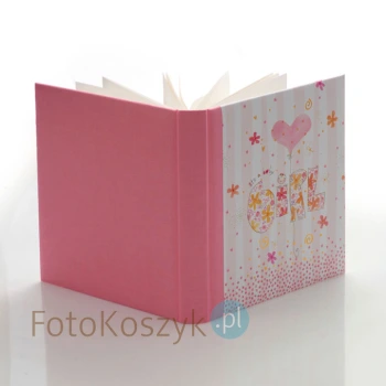 Album dziecięcy Goldbuch Little Sugar Girl  (tradycyjny 60 kremowych stron)